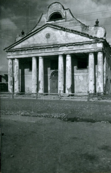 Fasada, fot. W.Paszkowski, 1955